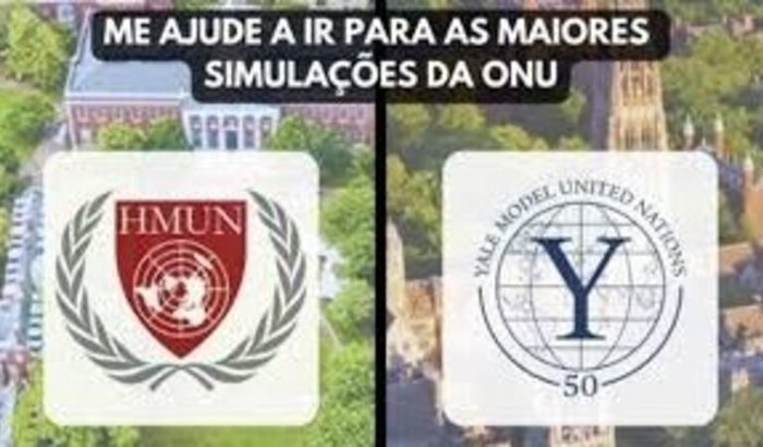 ✨ Me ajude a representar São Paulo em Yale, Harvard e na ONU!