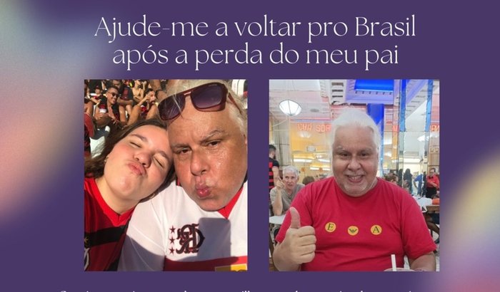 Ajude-me a voltar pro Brasil após a perda do meu pai