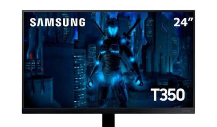 Monitor Gamer Samsung 24" FHD 75Hz HDMI VGA Freesync