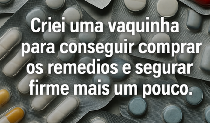 Ajude Márcio com medicamentos para depressão! 