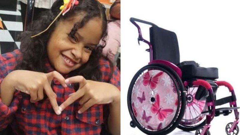 imagem da vaquinha Ajude a comprar a cadeira de rodas da Lara 