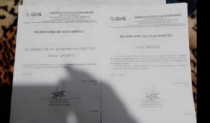 Ajuda para cirurgia Nelson Eletricista