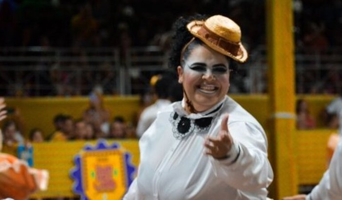 Carlinha Jeanne no Nacional de quadrilha junina