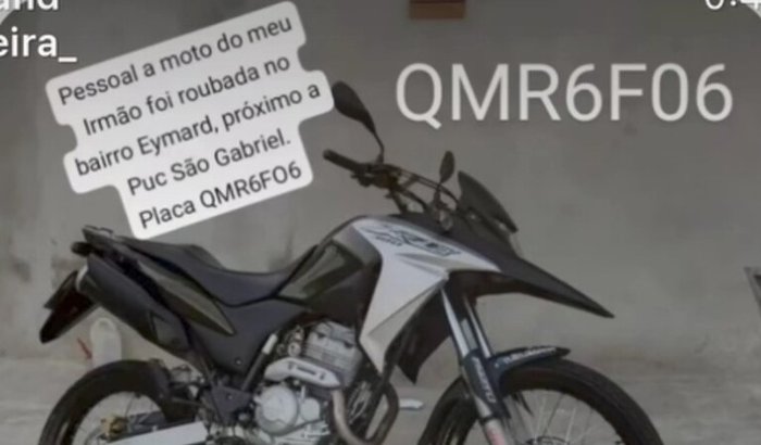 Prejuízo Moto/Celular/Documentos