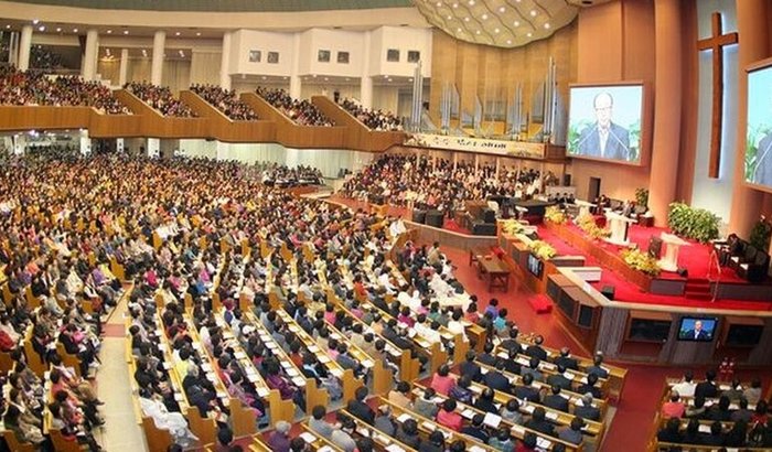 Imersão de oração na Igreja do Evangelho Pleno na Coreia do Sul