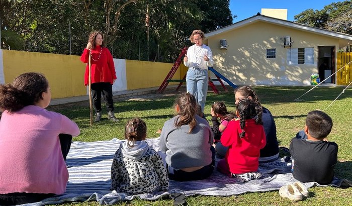 Passeios com as criança da casa lar semente viva