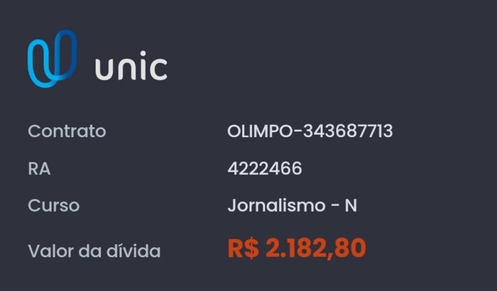 vaquinha para pagar dívida da faculdade