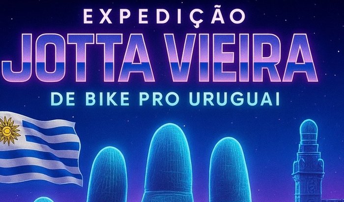Jotta na rota - de bike pro Uruguai