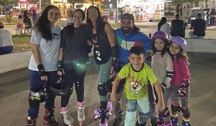 Equipamentos para treinos de patins