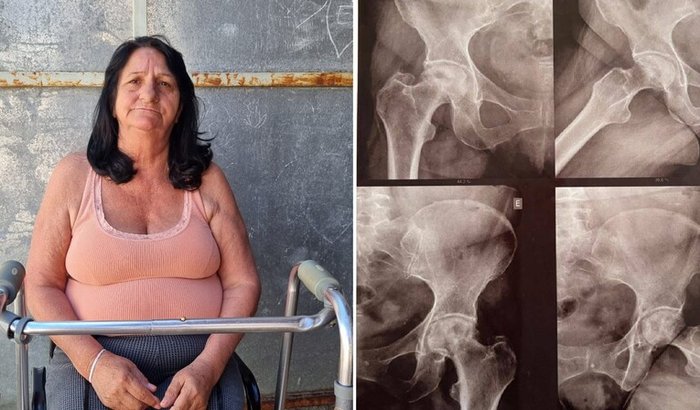 Ajude a tia Deusa a não sentir mais dor