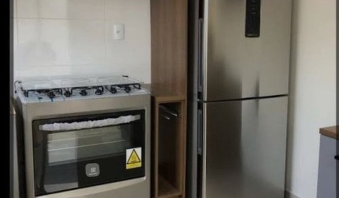 Ajudando a comprar meu fogão e minha geladeira