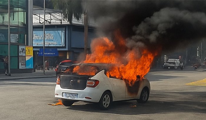 Perdi meu carro de trabalho em um incêndio!