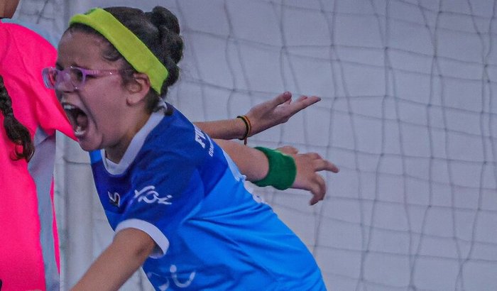 Minha filha Rebeca, na Copa Mundo de Futsal Feminino