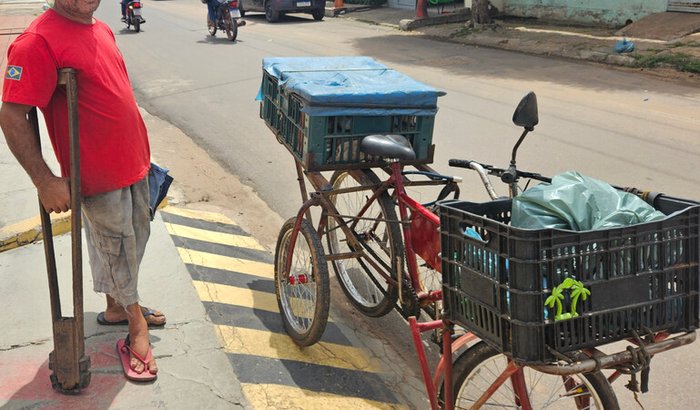 Bicicleta Elétrica para o Sr. Damião
