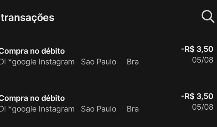 Verificado no instagram errado