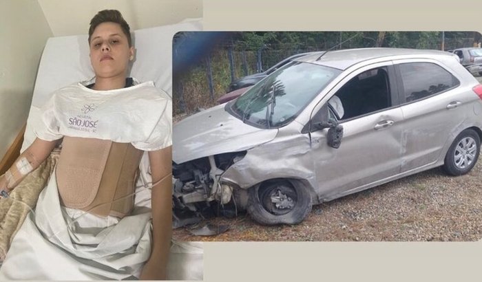 🚨 Ajude Vitória que sofreu um grave acidente de carro 💔