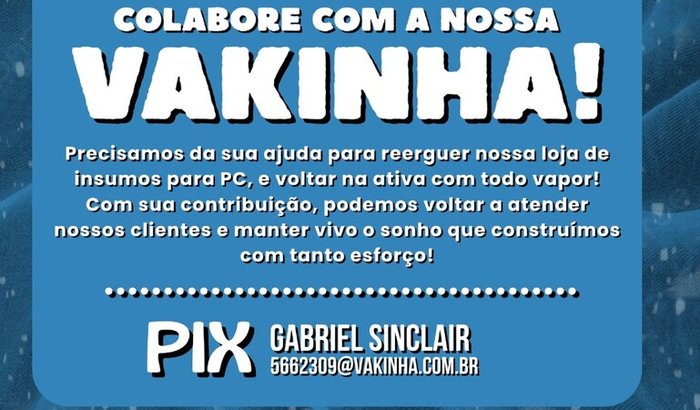 Ajude a CompCold a se manter viva!