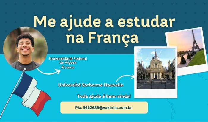 Ian no Intercâmbio na França