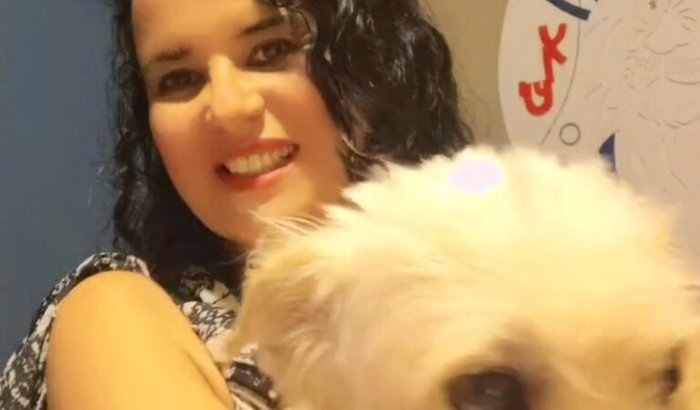 Perdi meu lar em Natal.Eu e o Luke, meu cachorro.