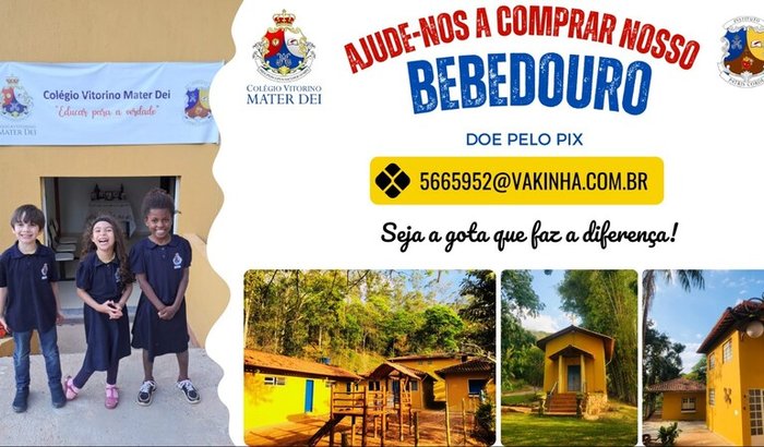 Aquisição de bebedouro para o Colégio Vitorino Mater Dei