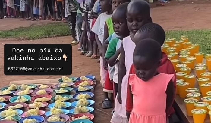 TIRAR NOSSAS CRIANÇAS DA FOME JÁ!