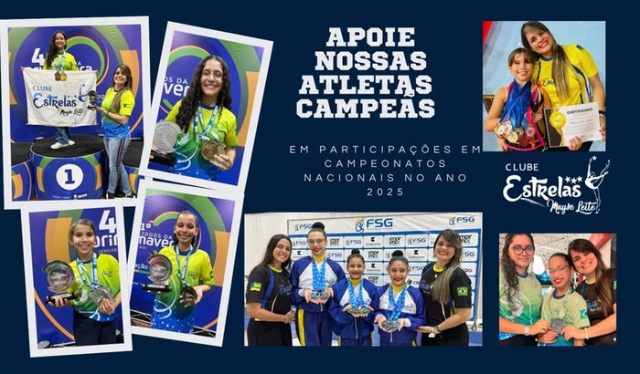 Apoie as Nossas atletas para participarem do Brasileiro de Ginástica Rítmica em Setembro