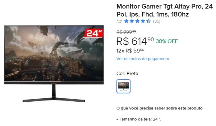 Ajuda para comprar um monitor pro Gabs