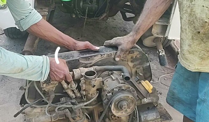 Ajuda para fazer o motor da Kombi Lolita
