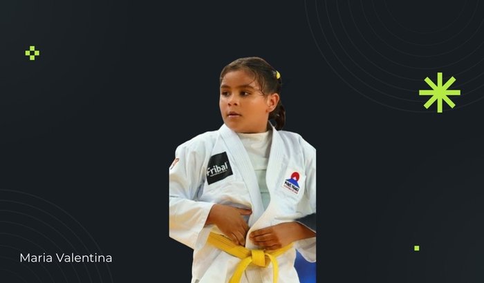 Valentina, a Fadinha do Judô
