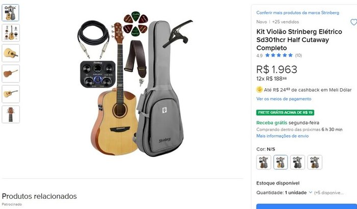 Vaquinha para comprar o Violão dos meus sonhos