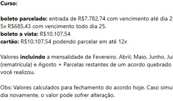 AJUDA PRA TERMINAR FACULDADE