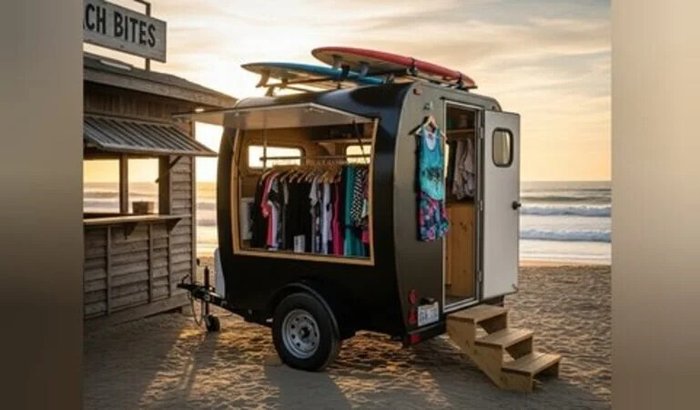 Vaquinha para comprar loja-móvel de roupas