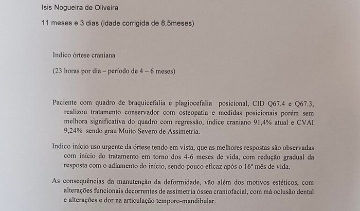 Órtese Craniana da Ísis