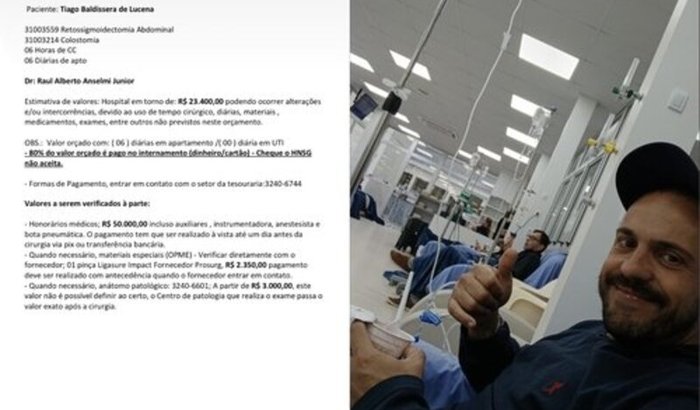 Cirurgia para retirada de tumor