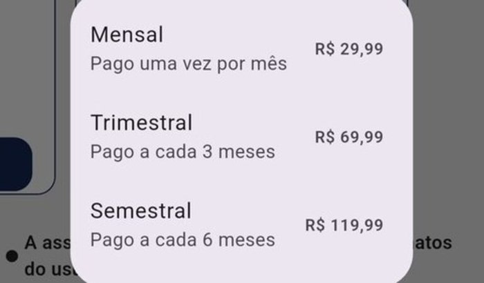 Vaquinha pra assinatura do copafacil