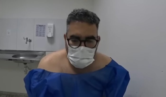 Doe repórter Andre Muzell no tratamento médico e reequipamento