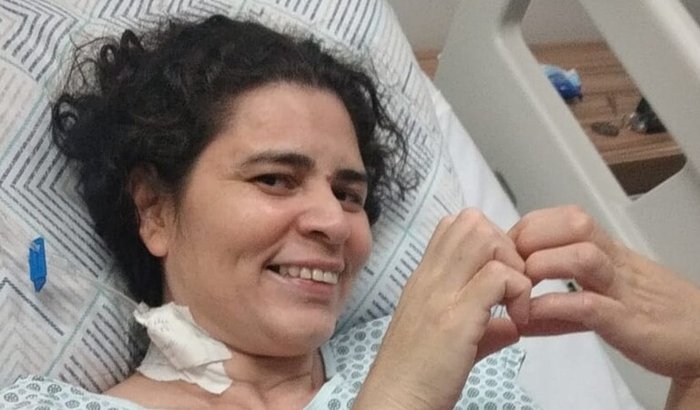 Um passo de esperança.