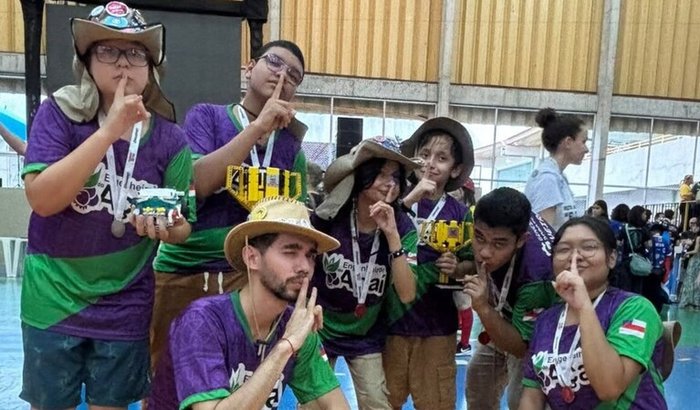 Viagem para o campeonato nacional de robótica da Lego (FLL)