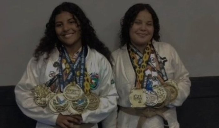 Ághatha e Jhadhy as Jiujiteiras as sonhadoras 