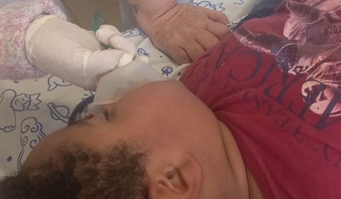 Nos ajuda a pagar o exame que o Matteo precisa fazer