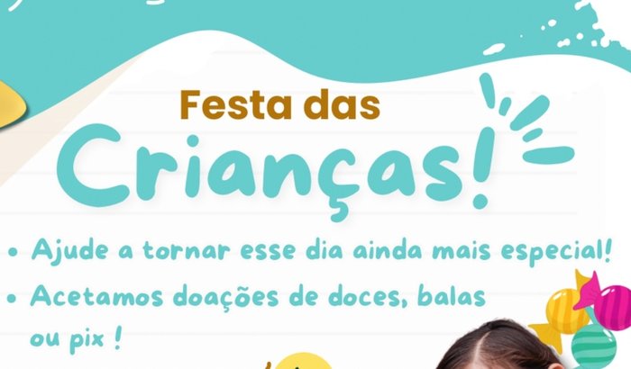 Ajuda para os custos com a festa das crianças ( Brinquedos, aluguel do local, refrigerantes, decoração, etc)