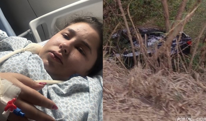 Acidente de carro, seguido com ataque de abelhas