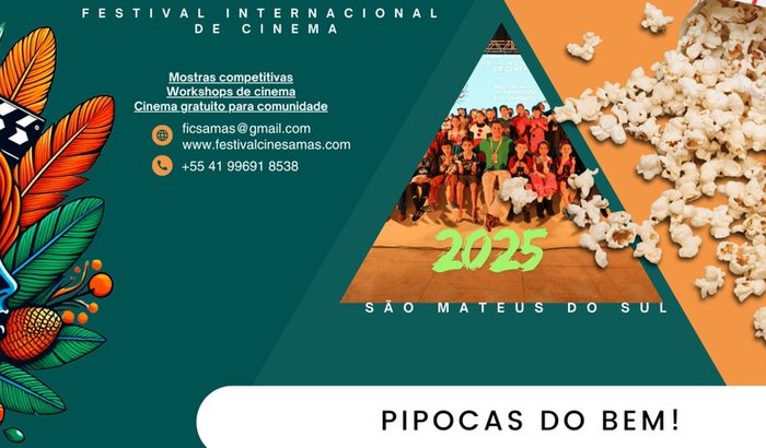 Pipocas para o bem 