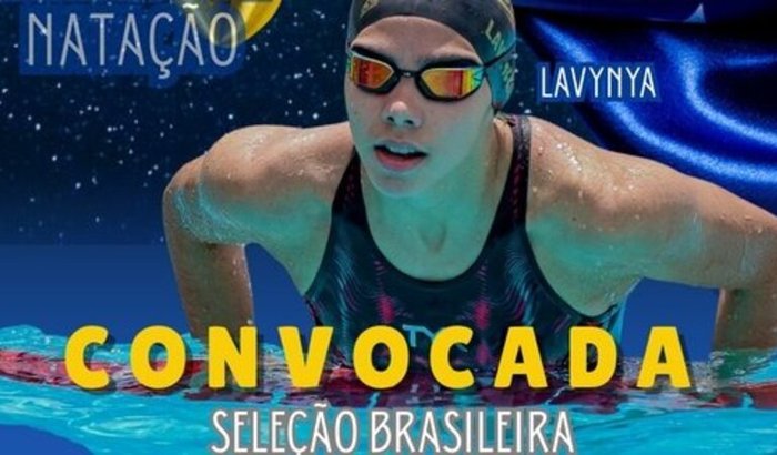 Ajude Lavynya no Sul Americano de Natação