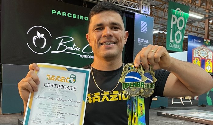 De Caruaru para Ijuí:juntos pelo pódio no Kettlebell Sport