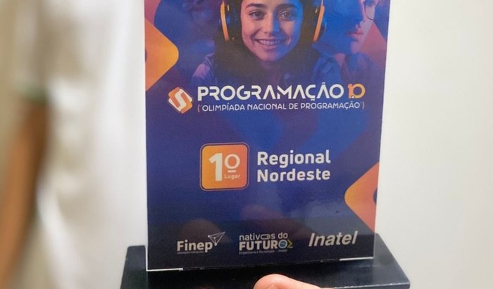 Derick na Final Nacional de Programação!