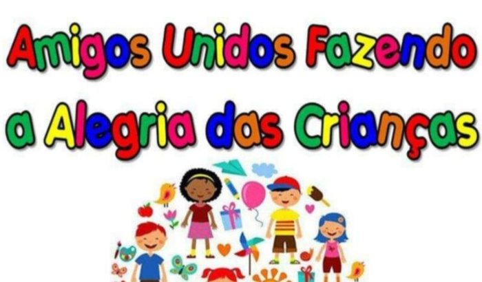 Ação Entre Amigos Fazendo Alegria das Crianças 