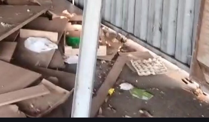 Em prol a banca de frutas do Josiel