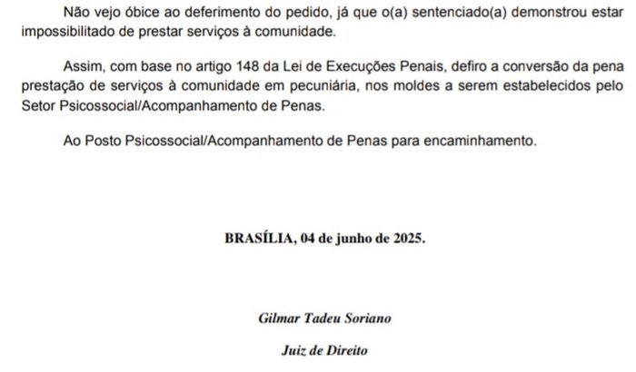 Ajuda para pagar uma pena pecuniária em um processo judicial