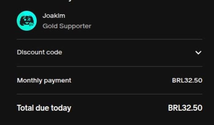 Comprar Joakim  Gold Supporter